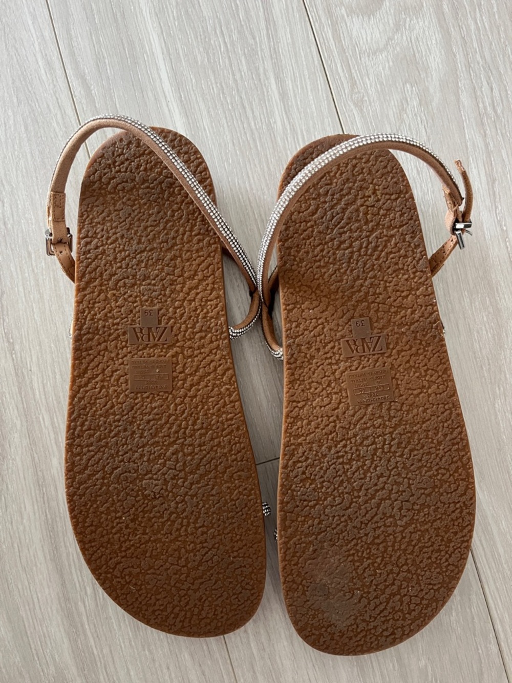 Zara Rhinestone Sandals - Picture 3 of 4